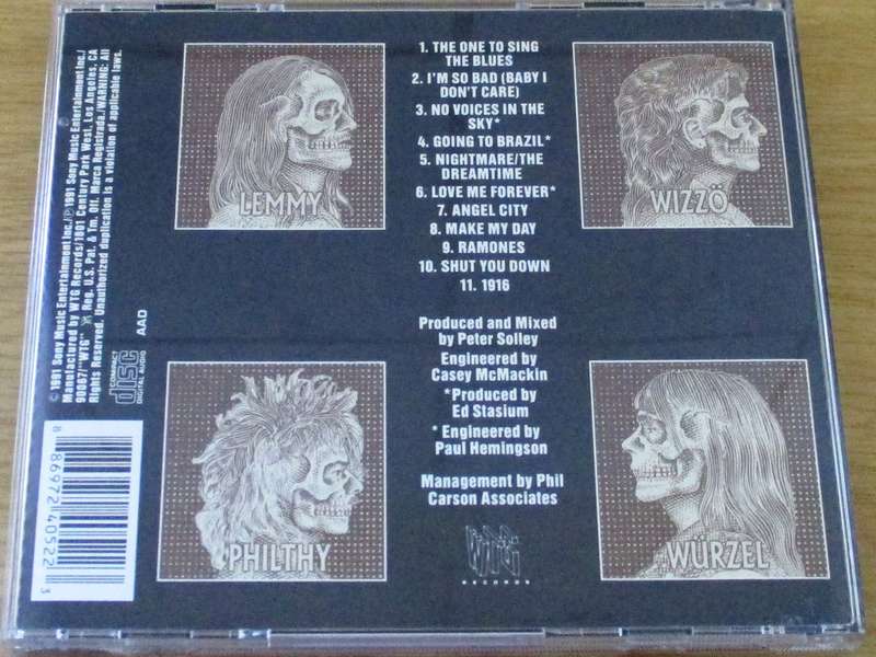MOTORHEAD 1916 CD [Shelf Z x 9]
