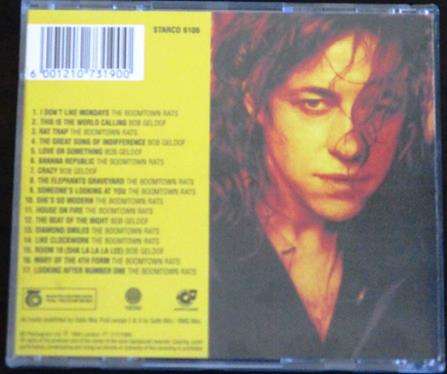 BOB GELDOLF + THE BOOMTOWN RATS Loudmouth The Best of CD  (msr]