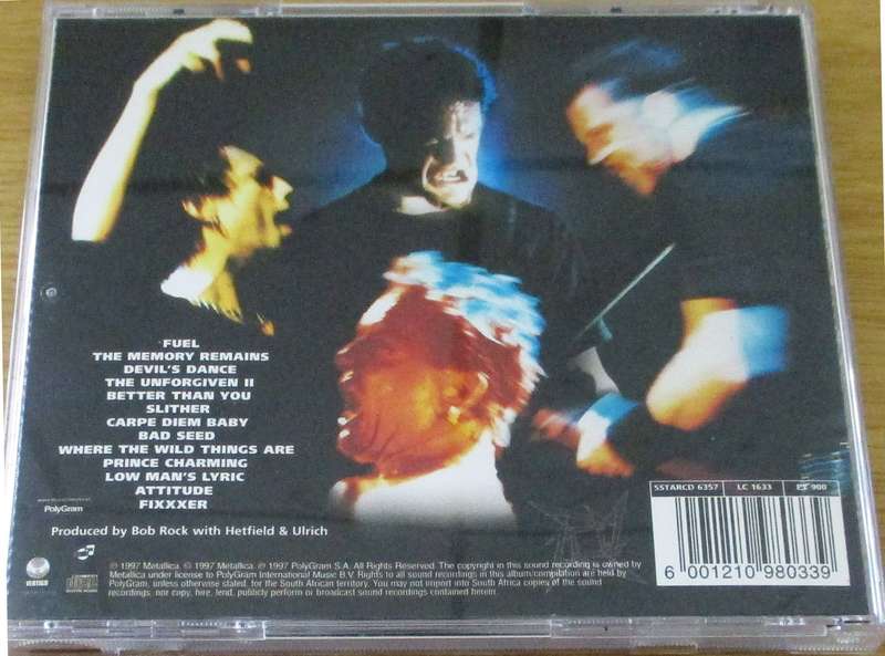 METALLICA Reload CD [Shelf Z x 2]