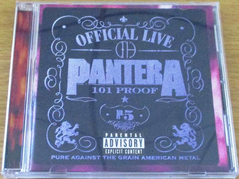 PANTERA Official Live 101 Proof CD (Vx5]