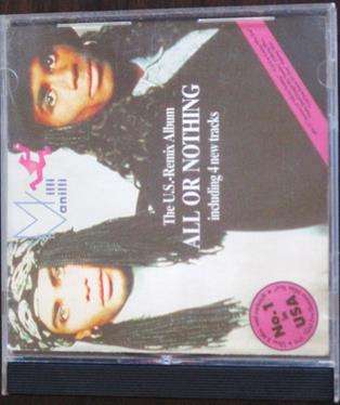 MILLI VANILLI All or Nothing The U.S. Remix Album CD  (msr]