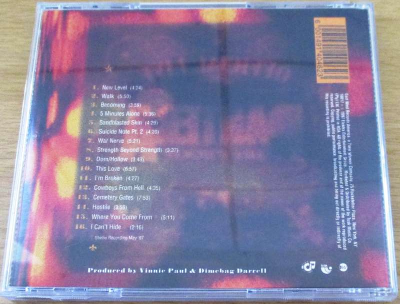 PANTERA Official Live 101 Proof CD (Vx5]