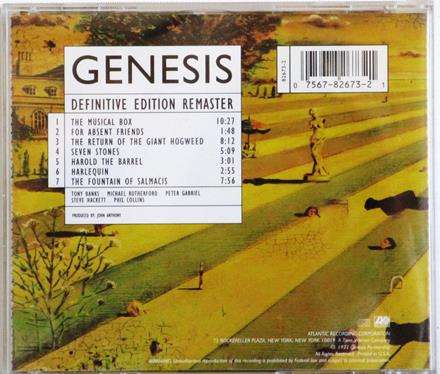 GENESIS Nursey Cryme CD  (msr]