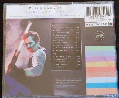 PETER GABRIEL Secret world Live 2xCD  (msr]