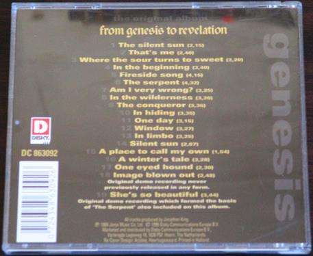 GENESIS From Genesis to Revelation CD  (msr]
