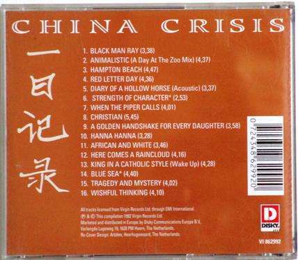 CHINA CRISIS Dairy - A Collection CD  (msr]