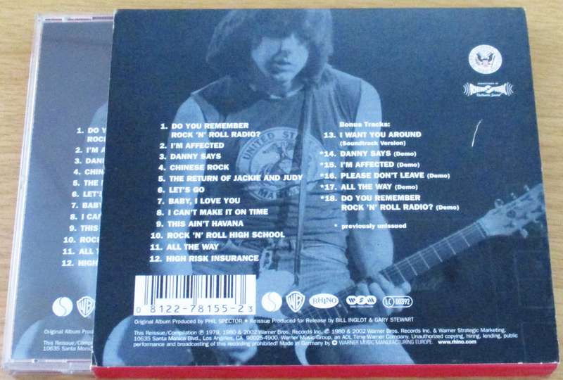 RAMONES End of the Century with bonus tracks CD [Vx3]