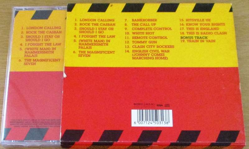The CLASH The Singles CD [Vx3]