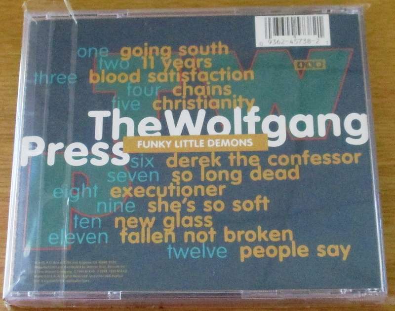 THE WOLFGANG PRESS Funky Little Demons CD [Vx3]