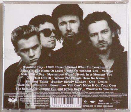 U2 18 Singles CD  (msr]