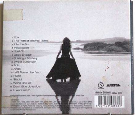SARAH McLACHLAN Closer the Best of  (msr]