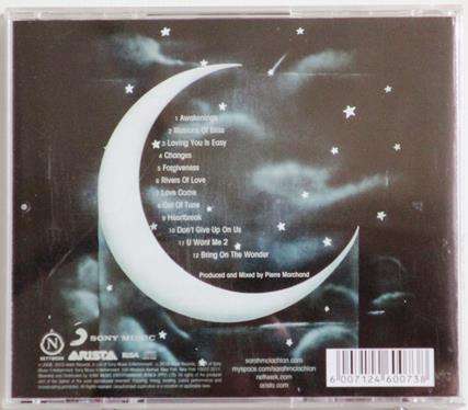 SARAH McLACHLAN Laws of Illusion CD [Shelf Gx27]