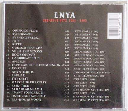 ENYA Greatest Hits 1988-1995 CD [Shelf Gx27]