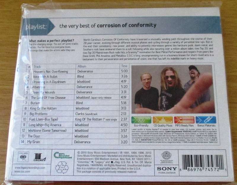 CORROSION OF CONFORMITY Very Best of CD [Shelf Z x 11]