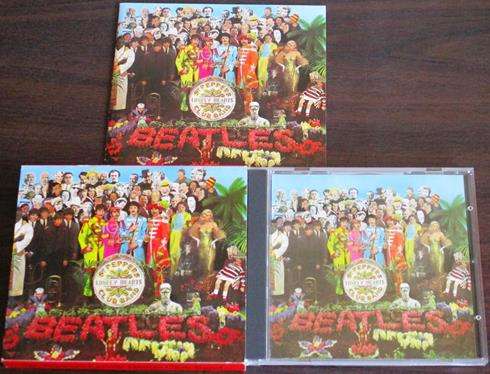 THE BEATLES Sgt Pepper's Lonely Heart's Club Band with slipcase and booklet CD [Shelf G x 29]