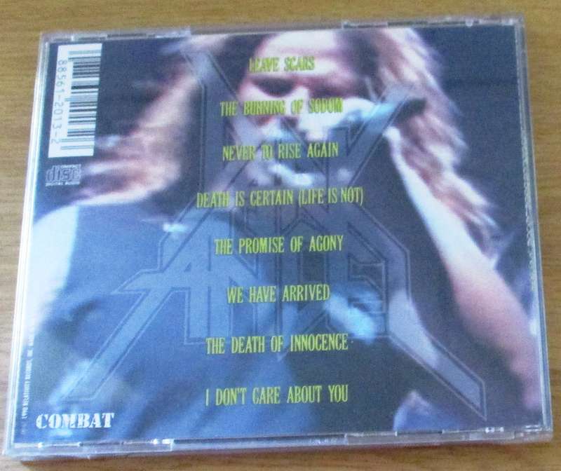 DEATH ANGEL Live Scars CD (Vx5]