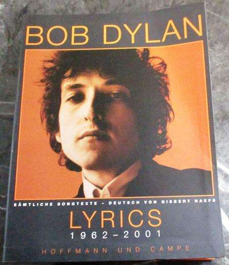 BOB DYLAN Lyrics 1962-2001] Book