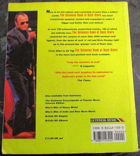 The Guinness Book of Rock Stars Book
