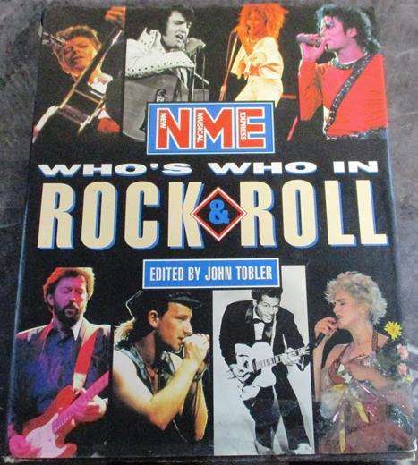 NME Who's Who in Rock & Roll Hardcover Book