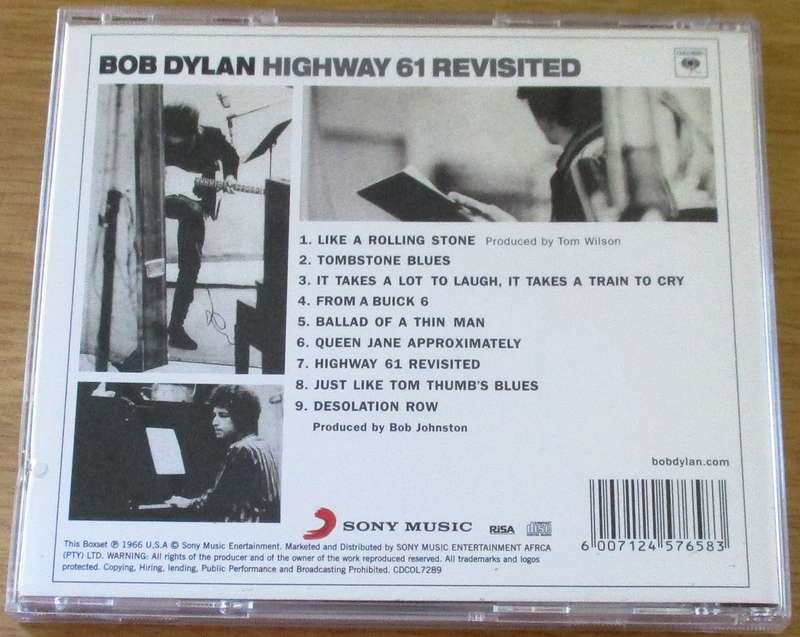 BOB DYLAN Highway 61 Revisited CD [Gx31]