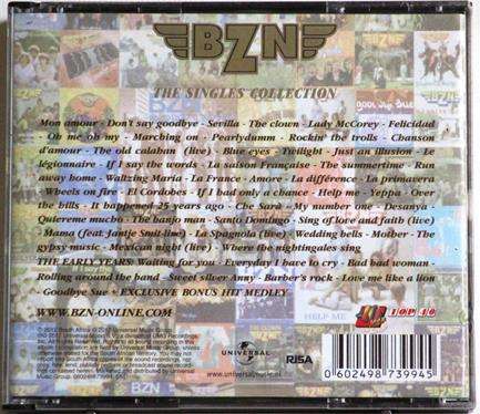 BZN The Singles Collection 2xCD CD 1 + 2 only, no third CD [Shelf Gx26]