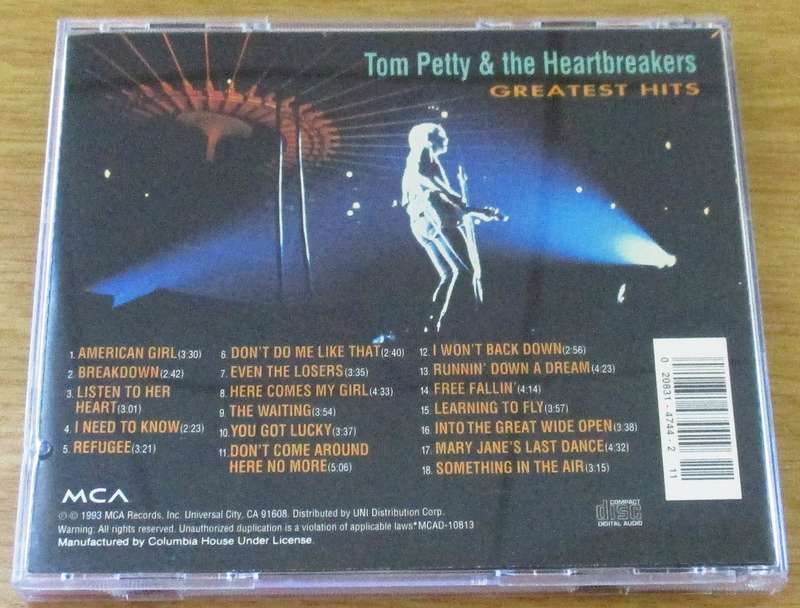 TOM PETTY & THE HEARTBREAKERS Greatest Hits CD [Gx31]