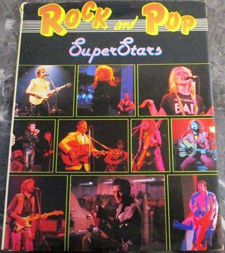 ROCK and POP SUPERSTARS Hardcover Book