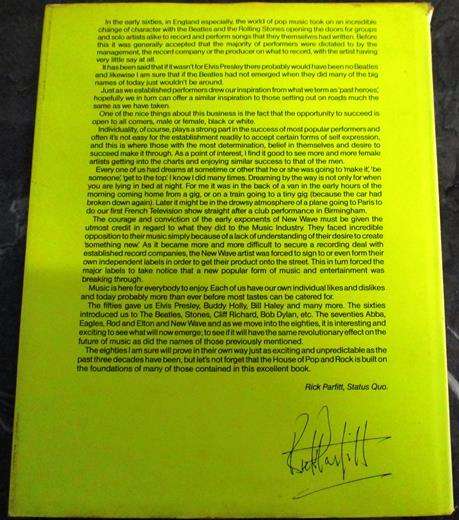 ROCK and POP SUPERSTARS Hardcover Book