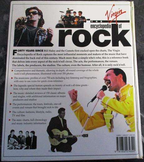 THE ENCYCLOPEDIA OF ROCK Hardcover Book