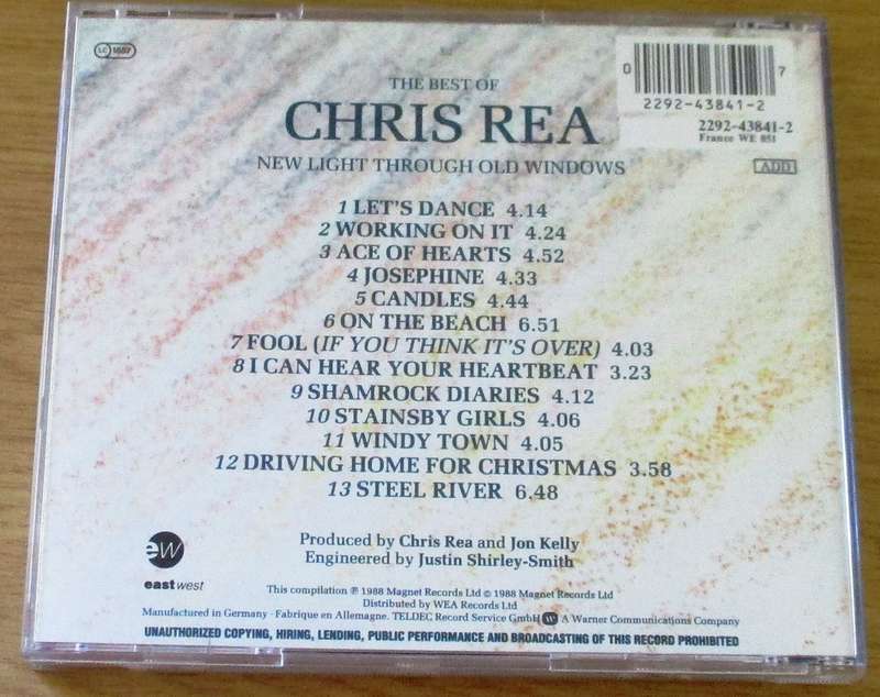 CHRIS REA New Light Through Old Windows The Best Of CD [Gx30]