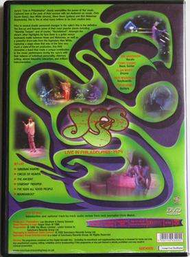 YES Live in Philadelphia 1979 DVD