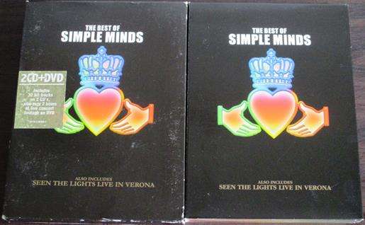 SIMPLE MINDS Best of 2xCD + Seen the Lights Live in Verona DVD
