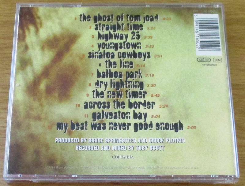 BRUCE SPRINGSTEEN The Ghost of Tom Joad CD [Gx27]