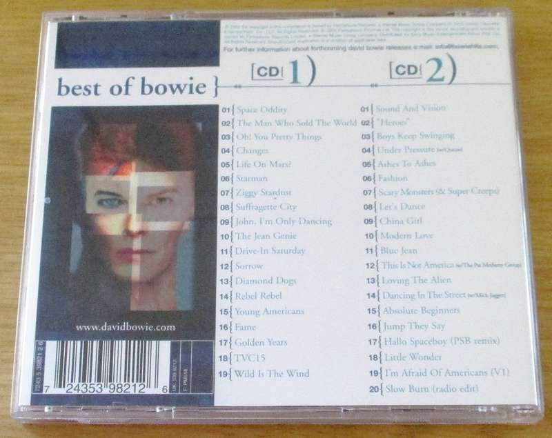 DAVID BOWIE Best of Bowie 2xCD [Gx27]