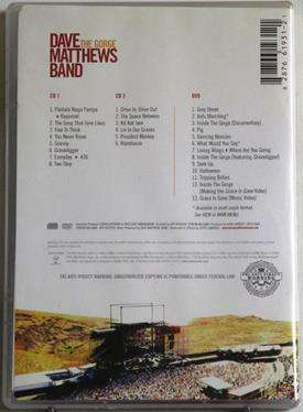 DAVE MATTHEWS BAND The Gorge 2xCD + DVD