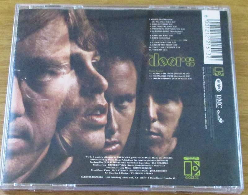 THE DOORS The Doors Remastered with extra tracks CD [Gx27]