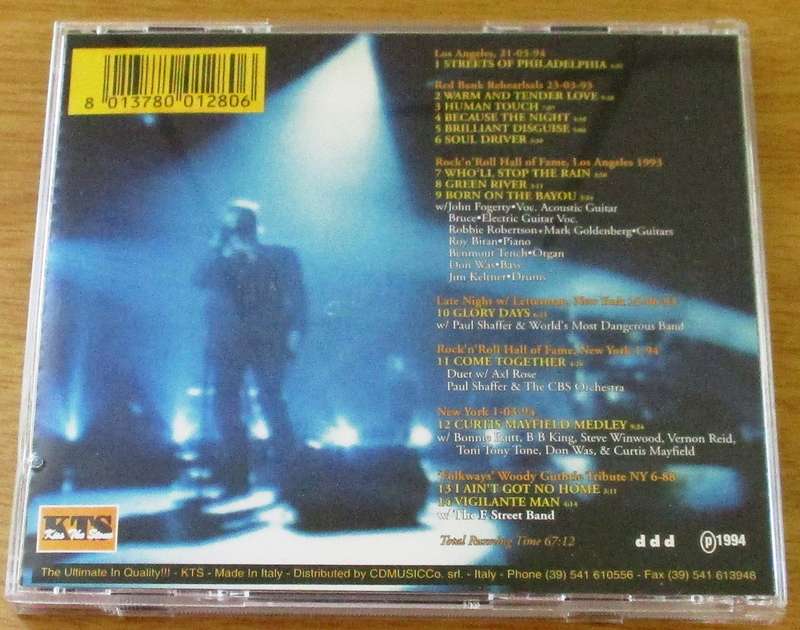 BRUCE SPRINGSTEEN Warm and Tender Love CD [Gx32]
