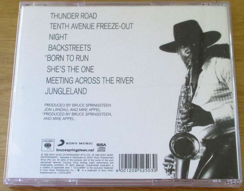 BRUCE SPRINGSTEEN Born to Run CD [Gx26]