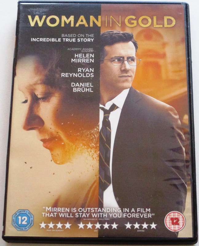 WOMAN IN GOLD DVD Helen Mirren Ryan Reynolds [BBOX 9]