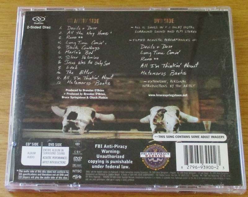 BRUCE SPRINGSTEEN Devils & Dust CD+DVD [Gx26]