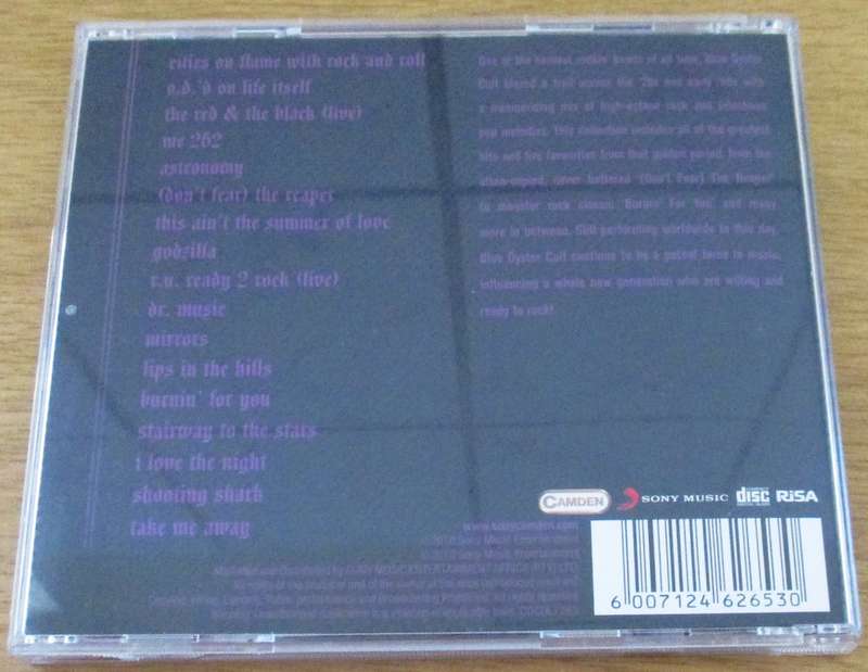 BLUE OYSTER CULT The Collection  CD [Gx26]