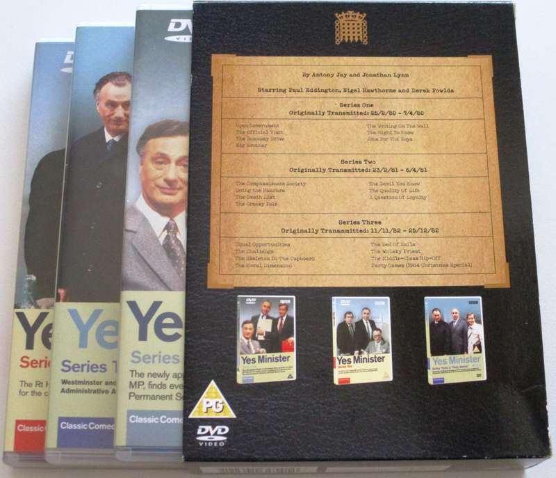 YES MINISTER The Complete Collector's Box Set DVD [BB Shelf 1]