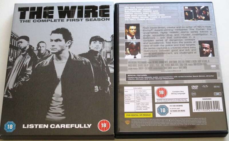 THE WIRE The Complete First Season DVD [BB Shelf 1]