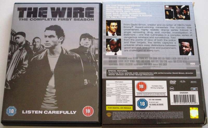 THE WIRE The Complete First Season DVD [BB Shelf 1]