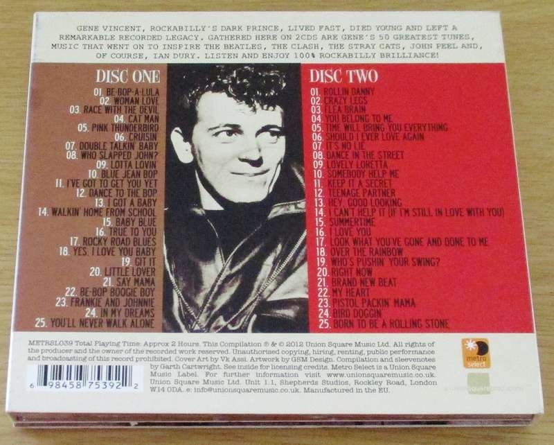 GENE VINCENT Race with the Devil 2xCD [Gx25]