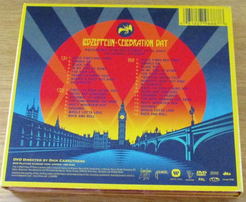 LED ZEPPELIN Celebration Day Digipak 2xCD+DVD [Gx23]