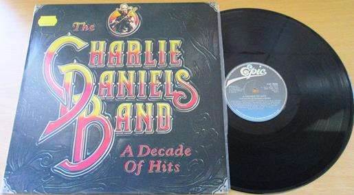 THE CHARLIE DANIELS BAND A Decade of Hits LP VINYL RECORD