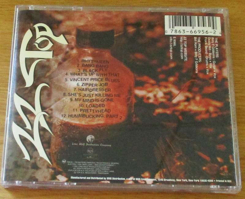 ZZ TOP Rhythmeen CD [Gx23]