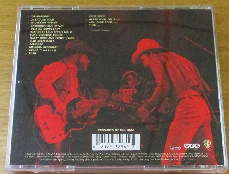 ZZ TOP Fandango CD [Gx23]