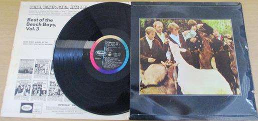 THE BEACH BOYS Volume 3 LP VINYL RECORD